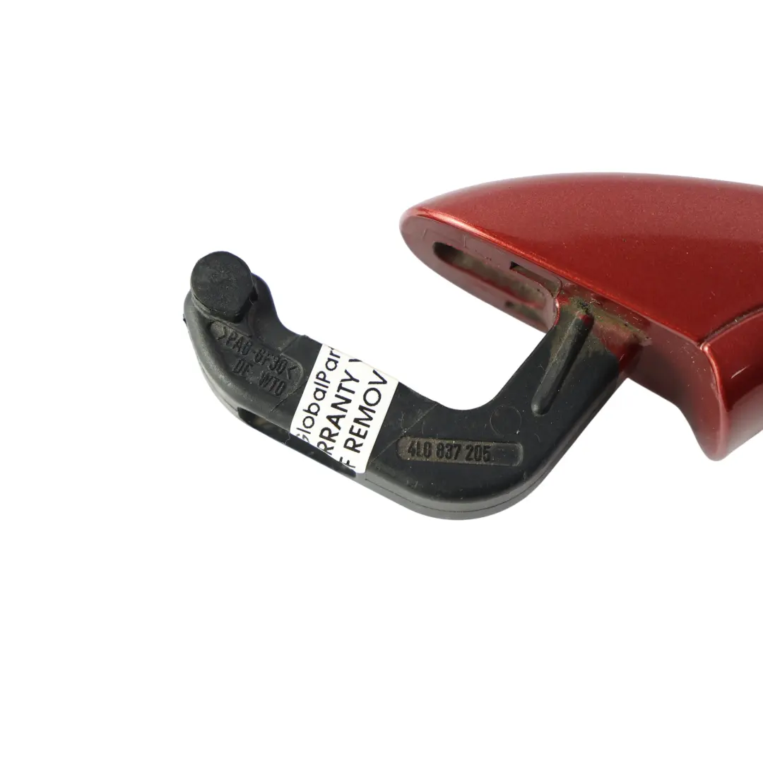 Audi Q7 4L Front Door Grab Handle Passenger Side Garnet Red Pearl Effect - Z3F - SKU 4L0837205-GAR - Part number 4L0837205