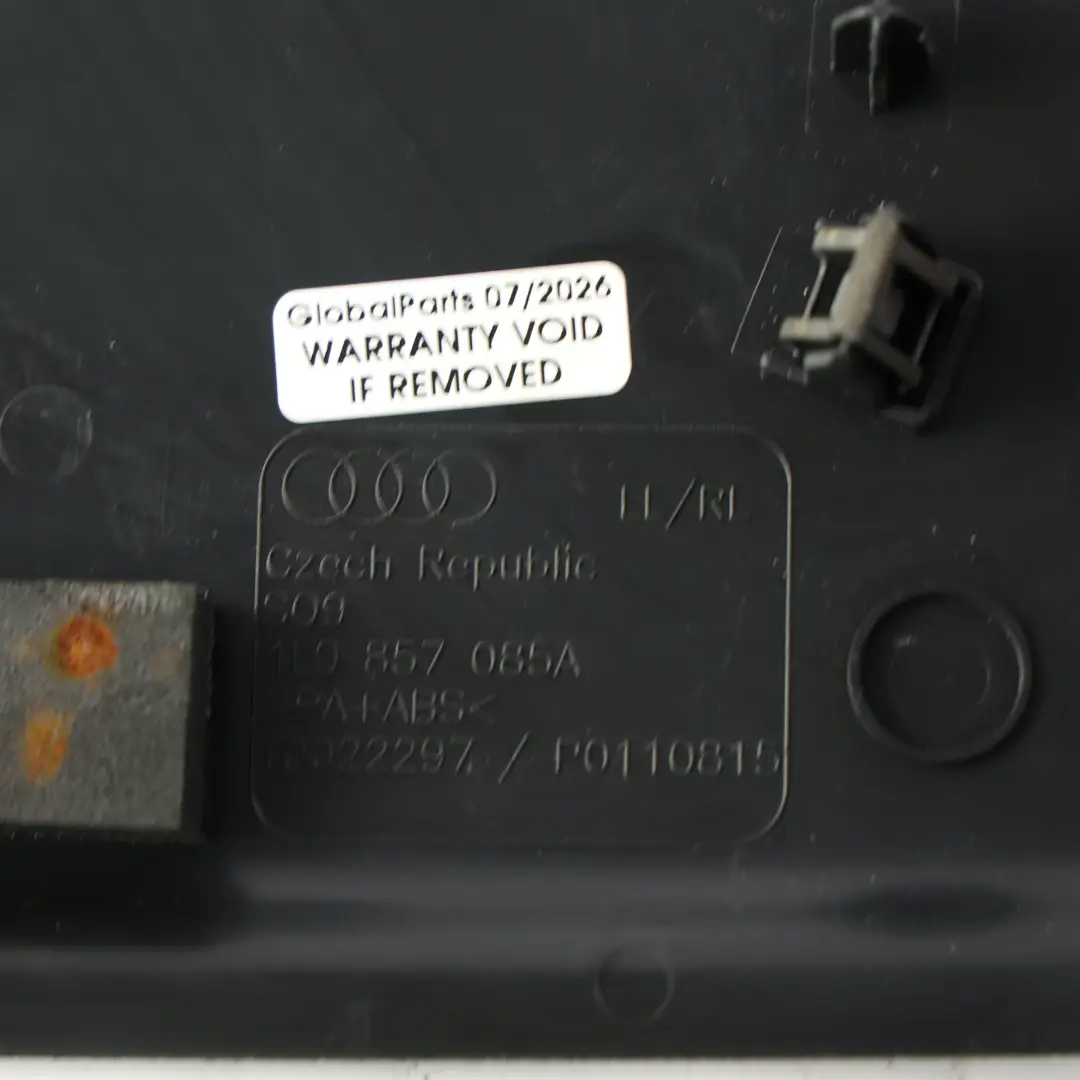 Cubierta Panel Moldura Salpicadero Izquierdo Negro para Audi Q7 4L con número de pieza 4L0857085A Audi Q7 4L Cubierta Panel Moldura Salpicadero Izquierdo Negro - SKU 4L0857085A - Número de pieza 4L0857085A