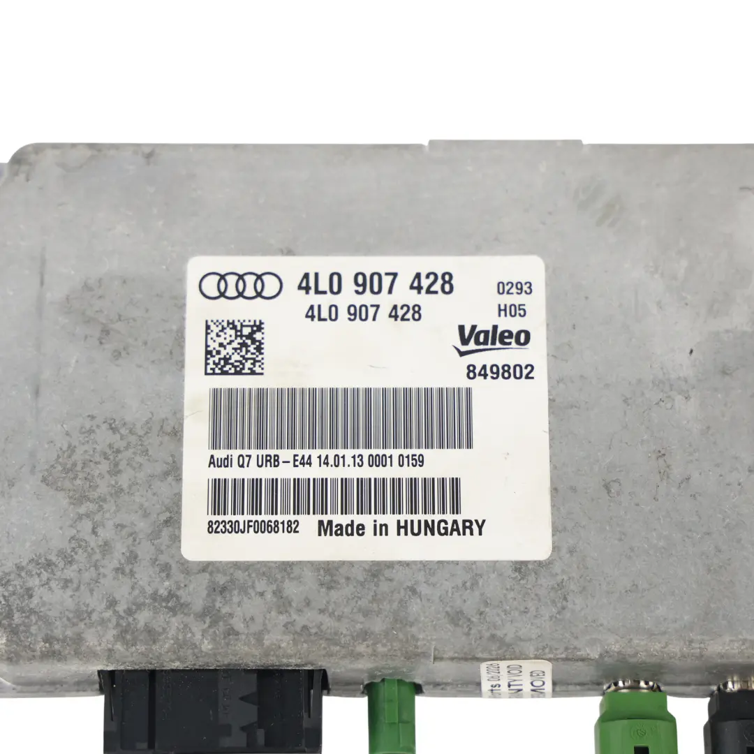 Parking Aid Camera Control Module ECU to Audi Q7 4L with Part number 4L0907428 Audi Q7 4L Parking Aid Camera Control Module ECU - SKU 4L0907428 - Part number 4L0907428