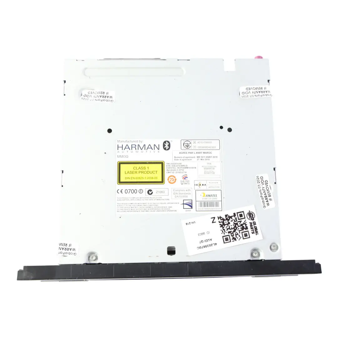 Module Commande Navigation Radio Lecteur pour Audi Q7 4L à propos du numéro de pièce 4L2035670C Audi Q7 4L Module Commande Navigation Radio Lecteur - SKU 4L2035670C - Numéro de pièce 4L2035670C