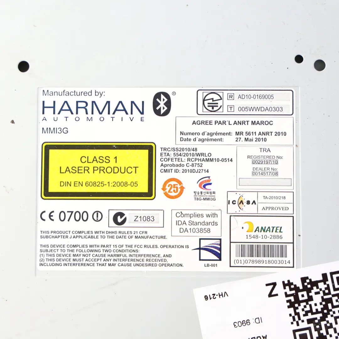 Radio Navi Steuergerät Modul für Audi Q7 4L mit Teilenummer 4L2035670C Audi Q7 4L Radio Navi Steuergerät Modul - SKU 4L2035670C - Teilenummer 4L2035670C