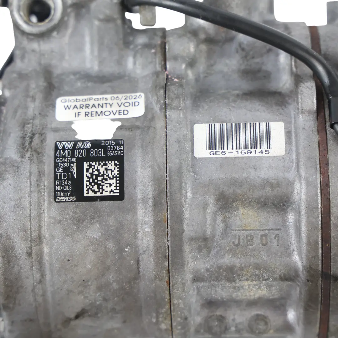 Clima 3.0 TDI CZVB per Audi A4 S4 8W A5 S5 F5 A6 C7 Compressore con numero di parte 4M0820803L Audi A4 S4 8W A5 S5 F5 A6 C7 Compressore Clima 3.0 TDI CZVB - SKU 4M0820803L - Numero di parte 4M0820803L