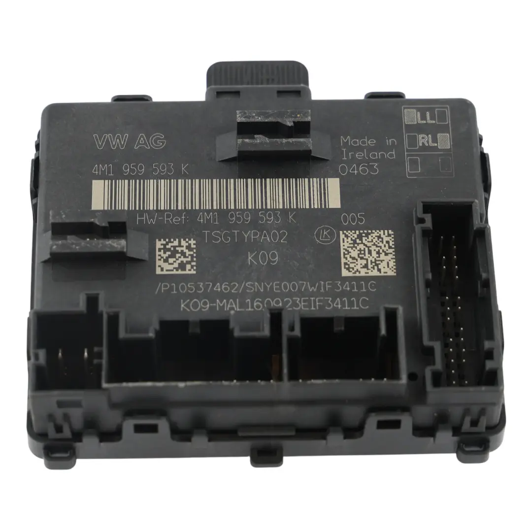 Audi A6 C8 Q8 4M Touareg MK3 Module Contrôle Porte Côté Conducteur - SKU 4M1959593K - Numéro de pièce 4M1959593K