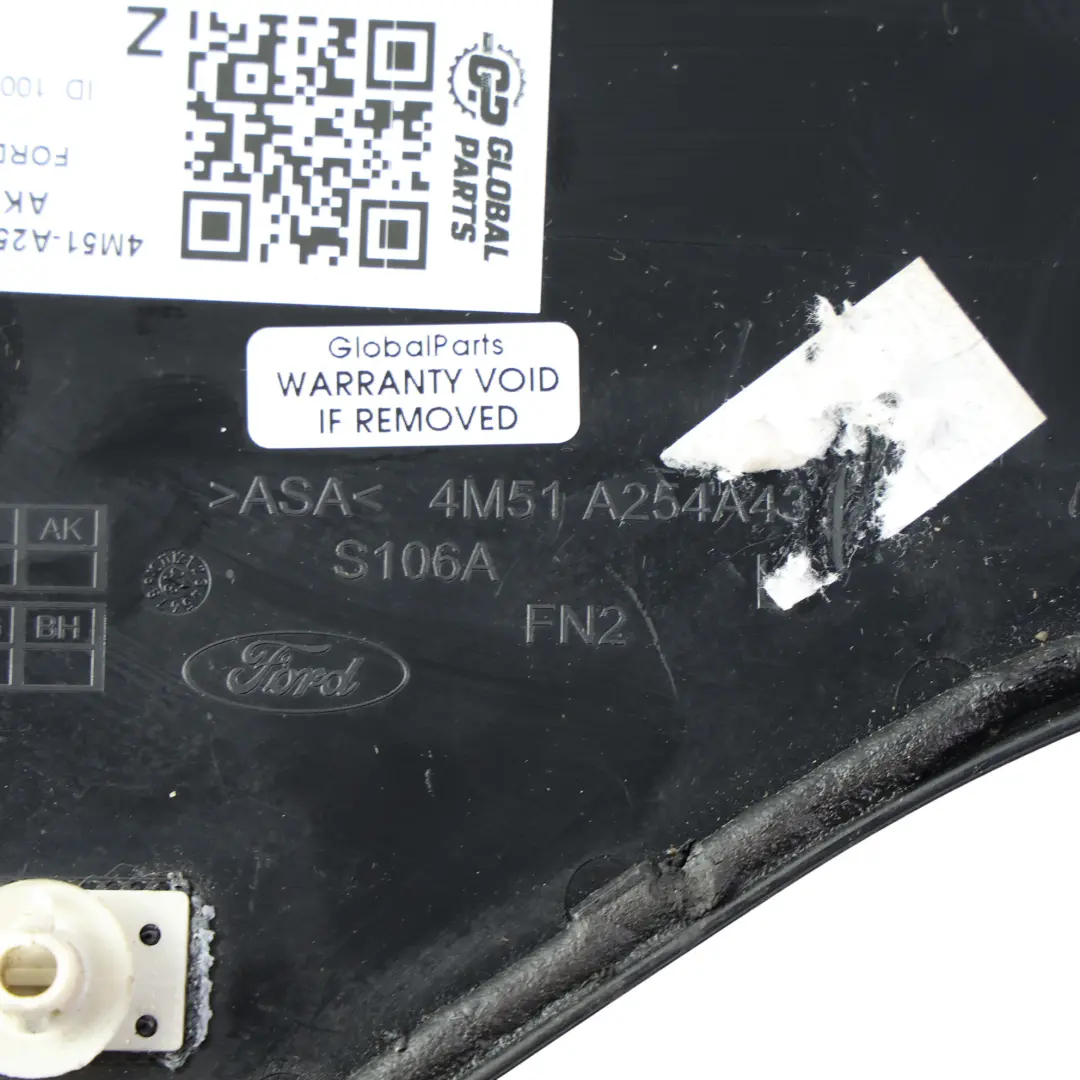 Mk2 Door Trim Panel Exterior Cover Rear Left N/S to Ford Focus with Part number 4M51-A254A43-AK Ford Focus Mk2 Door Trim Panel Exterior Cover Rear Left N/S - SKU 4M51-A254A43-AK - Part number 4M51-A254A43-AK