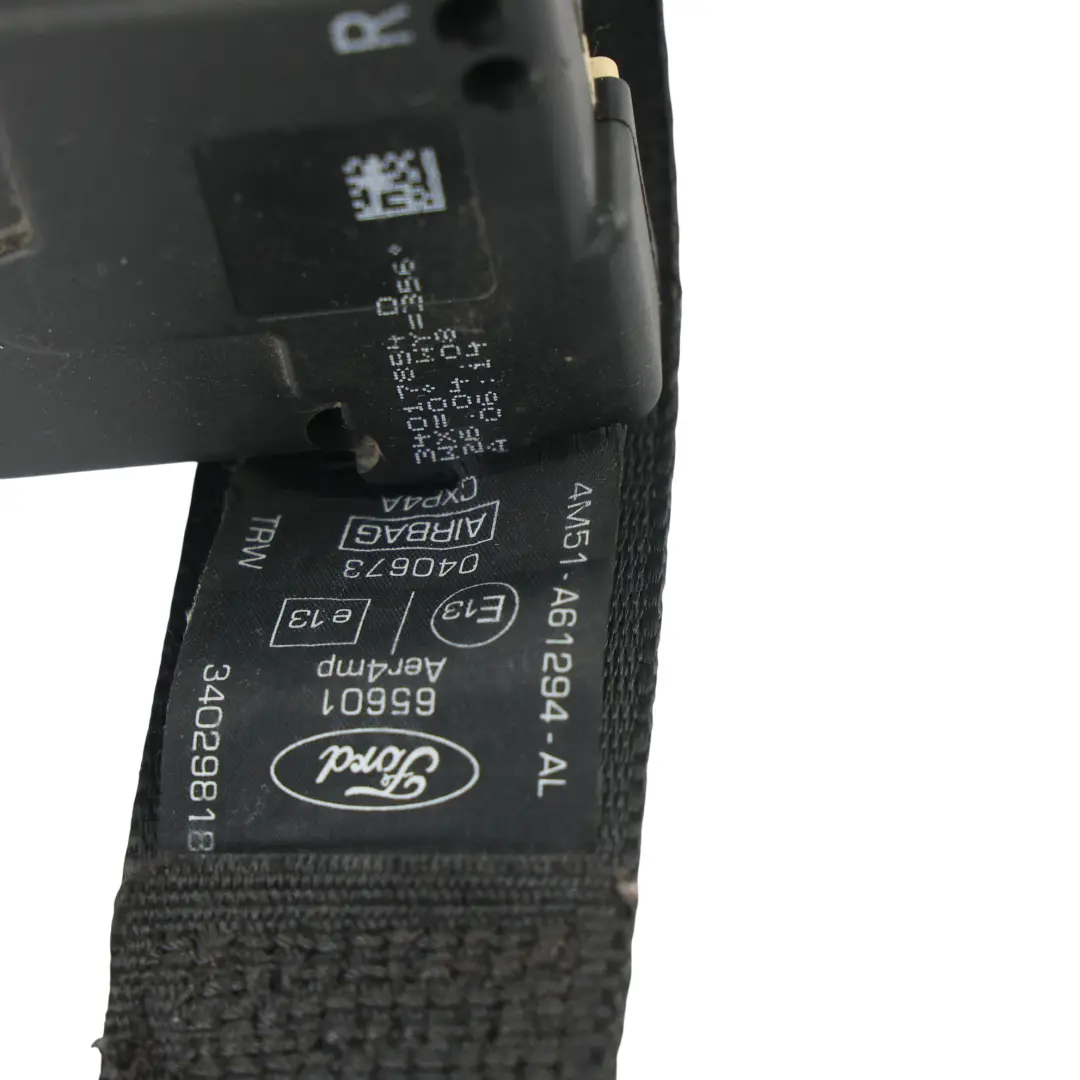 MK2 Ceinture de Sécurité Avant Droite pour Ford Focus à propos du numéro de pièce 4M51-A61294-AL Ford Focus MK2 Ceinture de Sécurité Avant Droite - SKU 4M51-A61294-AL - Numéro de pièce 4M51-A61294-AL