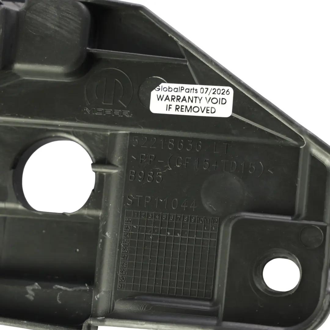 Staffa Supporto Faro Anteriore Sinistro per Opel Movano C con numero di parte 52218636 Opel Movano C Staffa Supporto Faro Anteriore Sinistro - SKU 52218636 - Numero di parte 52218636