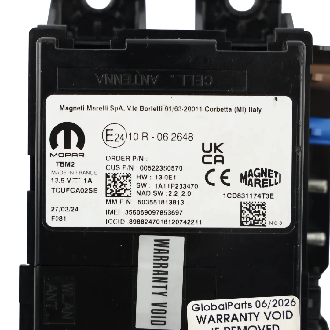 Radio Estéreo Multimedia Módulo Control Unidad para Opel Movano C con número de pieza 522350570 Opel Movano C Radio Estéreo Multimedia Módulo Control Unidad - SKU 522350570 - Número de pieza 522350570