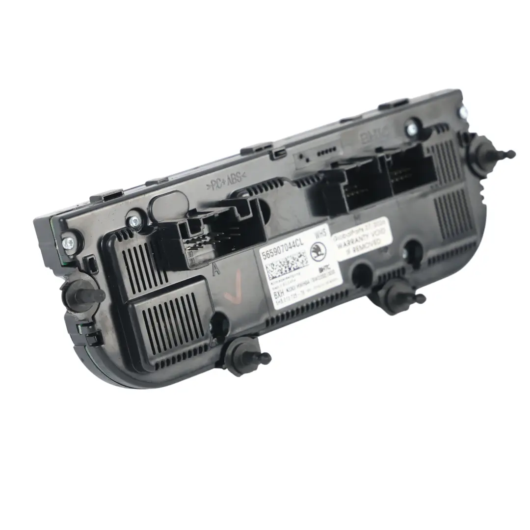 A/C Air Conditioning Heater Climate Control Panel to Skoda Karoq NU7 with Part number 565907044CL Skoda Karoq NU7 A/C Air Conditioning Heater Climate Control Panel - SKU 565907044CL - Part number 565907044CL