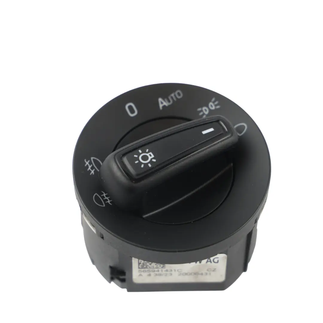 Skoda Karoq Scala Kodiaq Kamiq Headlight Fog Light Control Switch - SKU 565941431C - Part number 565941431C