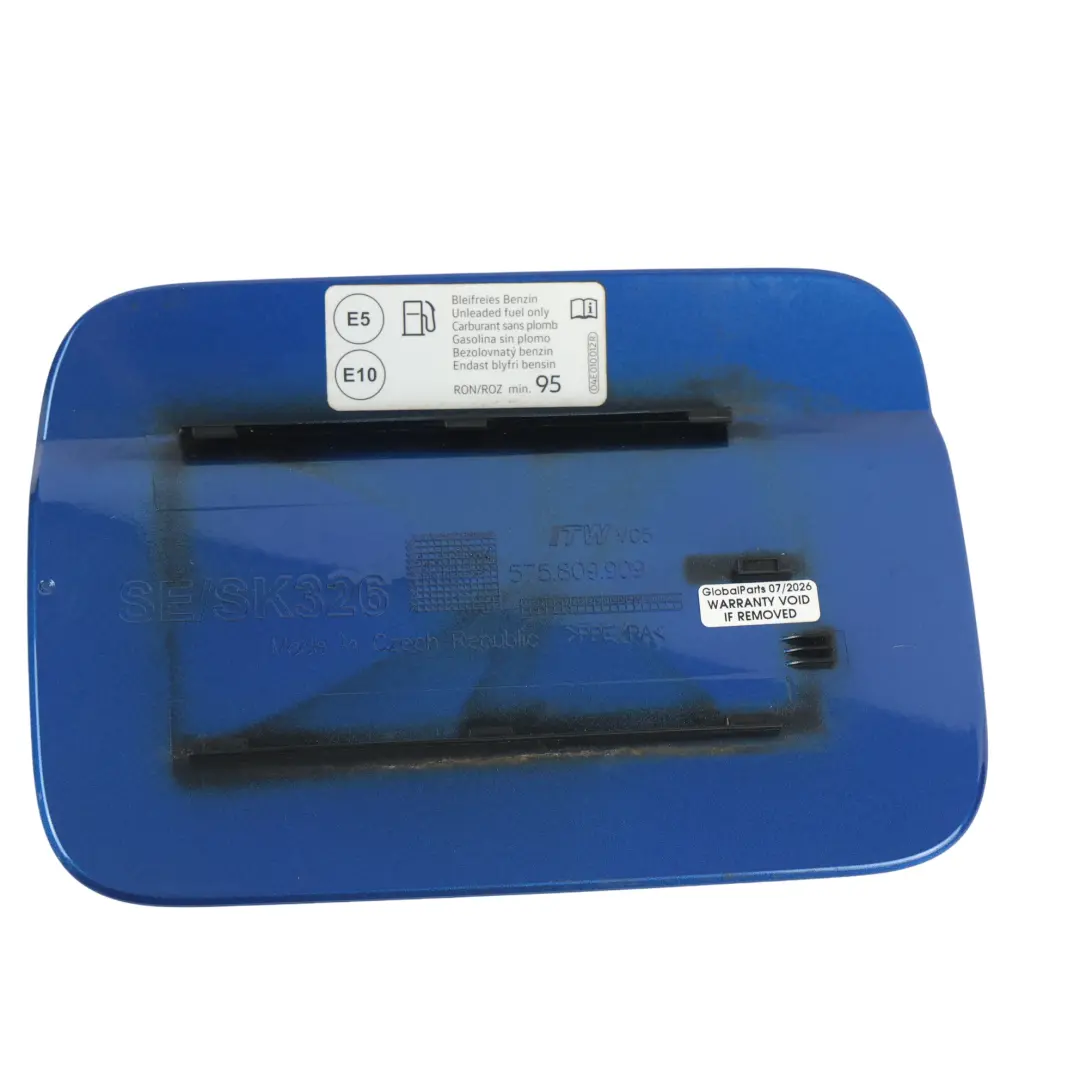 Skoda Karoq Seat Ateca VW Taos Klapka Wlewu Paliwa Niebieski Race F5W - SKU 575809909-RAB - Numer Części 575809909