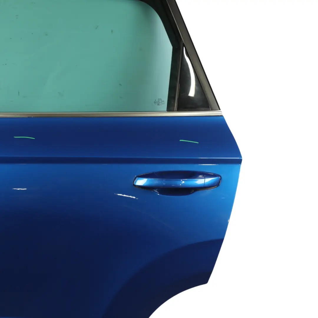 Door Rear Left N/S Covering Panel Race Blue Metallic - F5W to Skoda Karoq with Part number 575833051H Skoda Karoq Door Rear Left N/S Covering Panel Race Blue Metallic - F5W - SKU 575833051H-RAB - Part number 575833051H