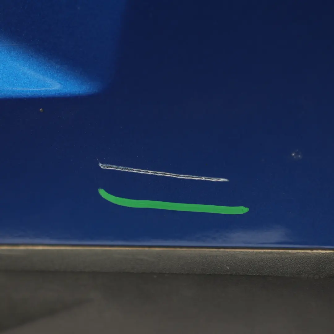 Skoda Karoq Door Rear Left N/S Covering Panel Race Blue Metallic - F5W - SKU 575833051H-RAB - Part number 575833051H