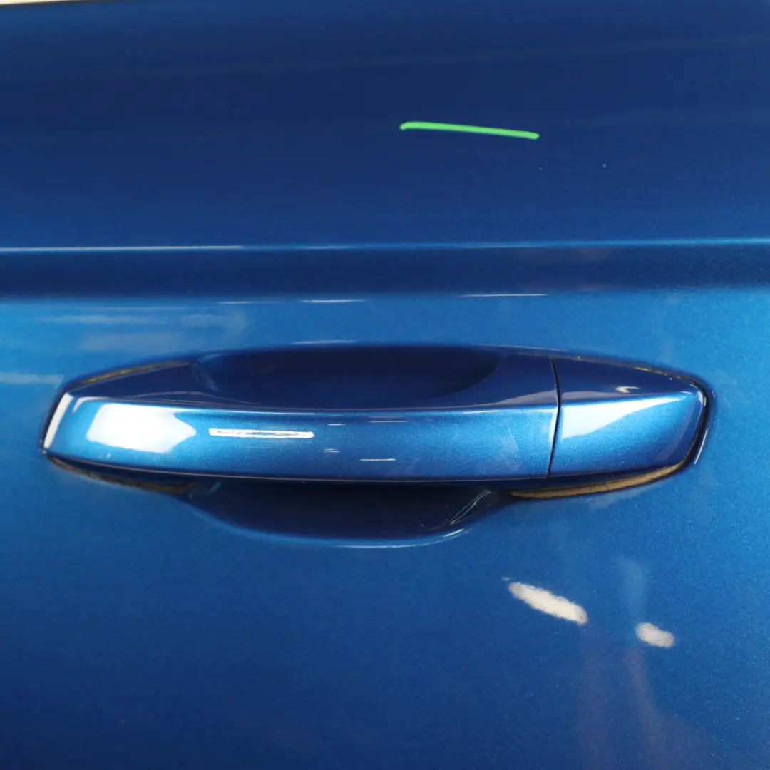 Door Rear Left N/S Covering Panel Race Blue Metallic - F5W to Skoda Karoq with Part number 575833051H Skoda Karoq Door Rear Left N/S Covering Panel Race Blue Metallic - F5W - SKU 575833051H-RAB - Part number 575833051H