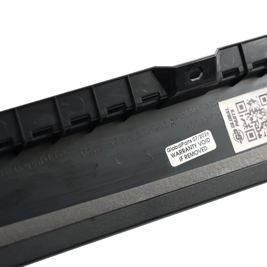 Skoda Karoq NU7 Door Window Pillar Trim Cover Black Front Left N/S - SKU 575837901A - Part number 575837901A
