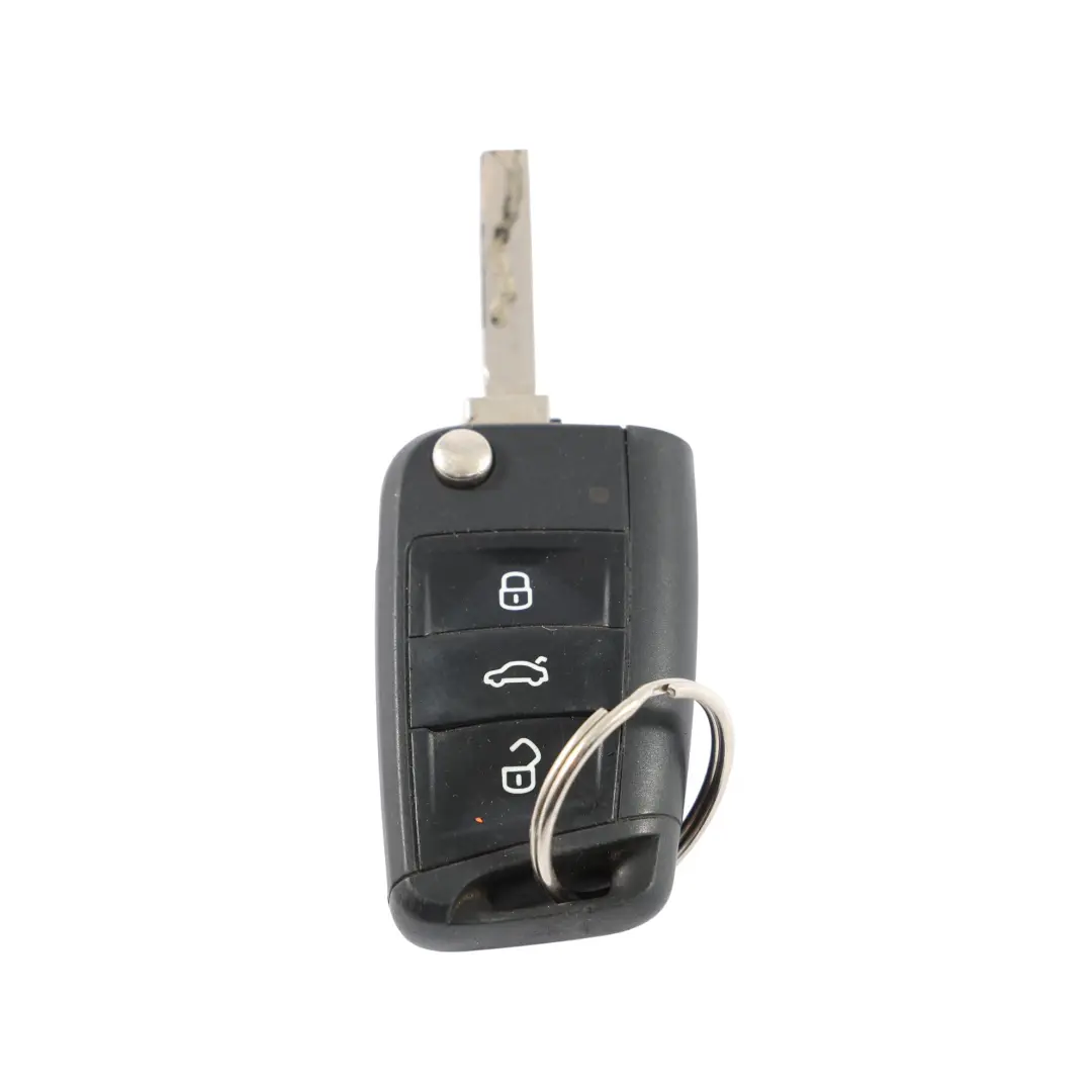 5F Mando Llave Plegable 3 Botones 434MHZ para Seat Leon Cupra con número de pieza 575959752AM Seat Leon Cupra 5F Mando Llave Plegable 3 Botones 434MHZ - SKU 575959752AM - Número de pieza 575959752AM