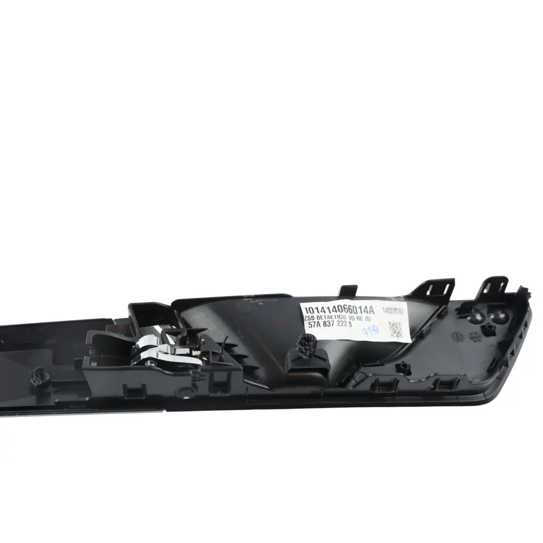 Skoda Karoq Door Card Trim Panel Handle Cover Front Right O/S - SKU 57A837222S - Part number 57A837222S