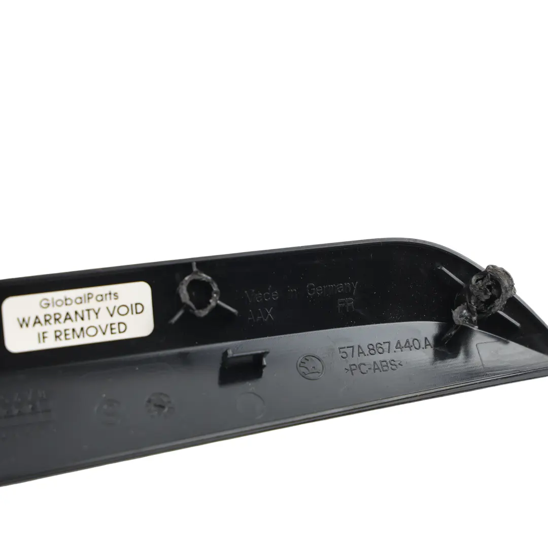 Skoda Karoq Door Card Trim Panel Handle Cover Front Right O/S - SKU 57A837222S - Part number 57A837222S