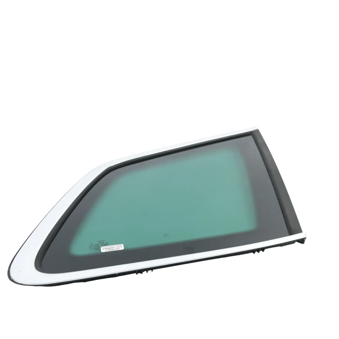 Quarter Window Glass Tinted Chrome AS3 Right O/S to Skoda Karoq NU7 Rear with Part number 57A845298C Skoda Karoq NU7 Rear Quarter Window Glass Tinted Chrome AS3 Right O/S - SKU 57A845298C - Part number 57A845298C