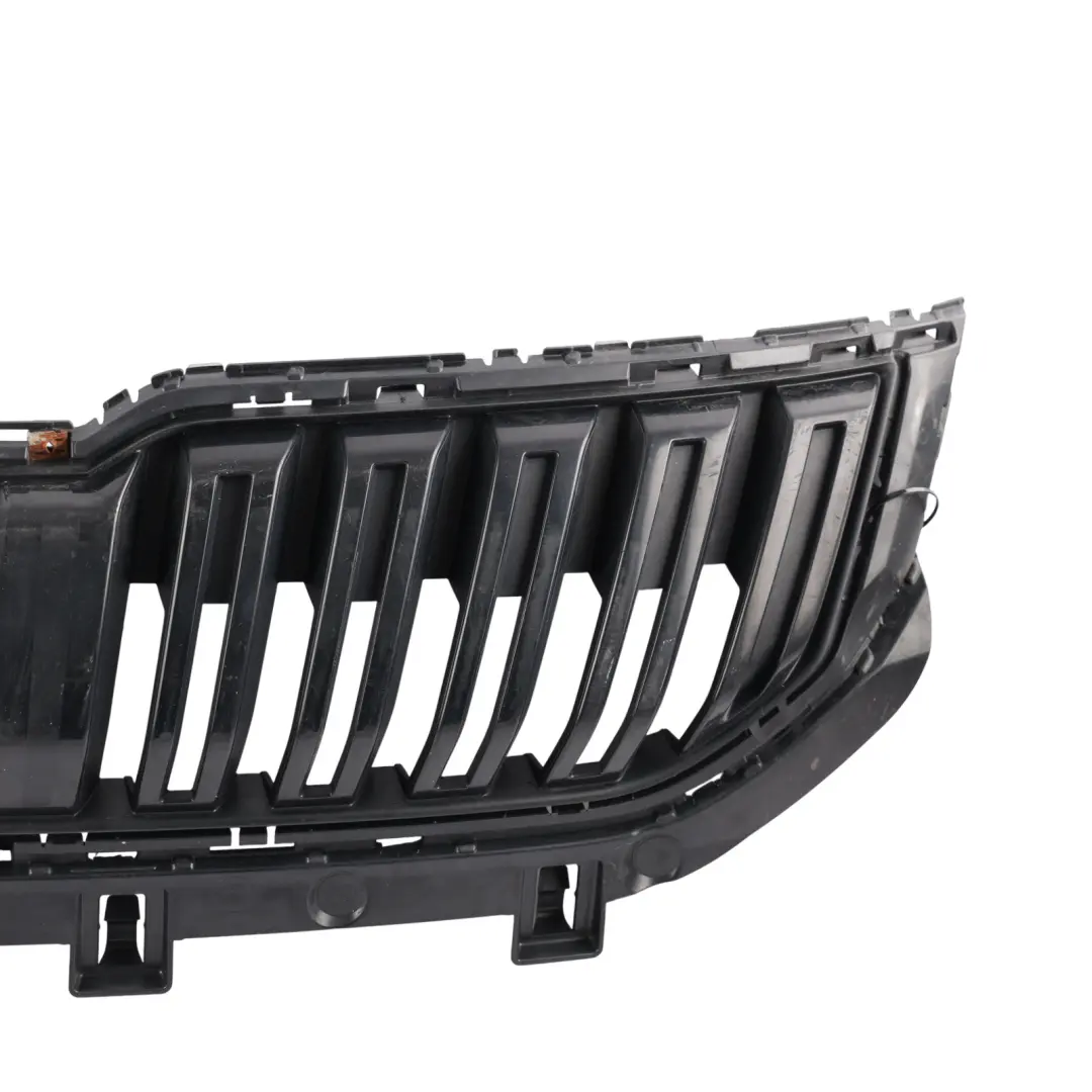 Front Bumper Upper Radiator Grille Trim Panel Cover to Skoda Karoq with Part number 57A853653B Skoda Karoq Front Bumper Upper Radiator Grille Trim Panel Cover - SKU 57A853653B - Part number 57A853653B