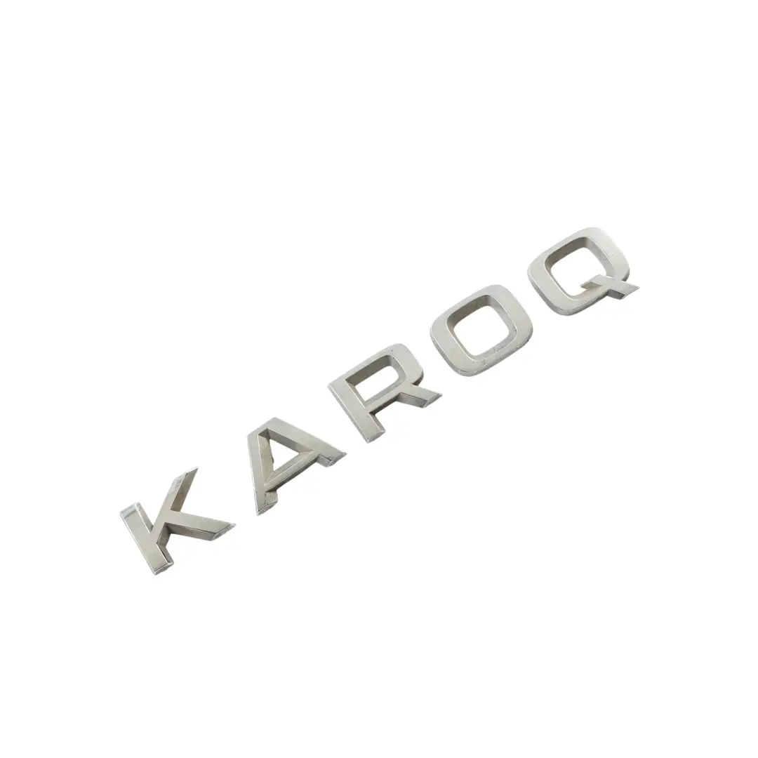 Scritta Bagagliaio Emblema Badge Portellone per Skoda Karoq con numero di parte 57A853687A Skoda Karoq Scritta Bagagliaio Emblema Badge Portellone - SKU 57A853687A - Numero di parte 57A853687A