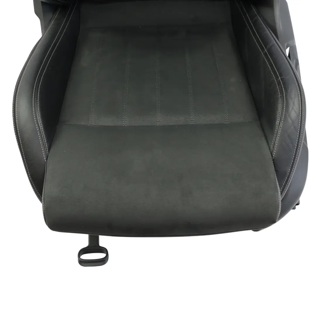 Front Seat Interior Left N/S Black Leather Alcantara to Skoda Karoq NU7 with Part number 57A881805GT Skoda Karoq NU7 Front Seat Interior Left N/S Black Leather Alcantara - SKU 57A881805GT-1 - Part number 57A881805GT