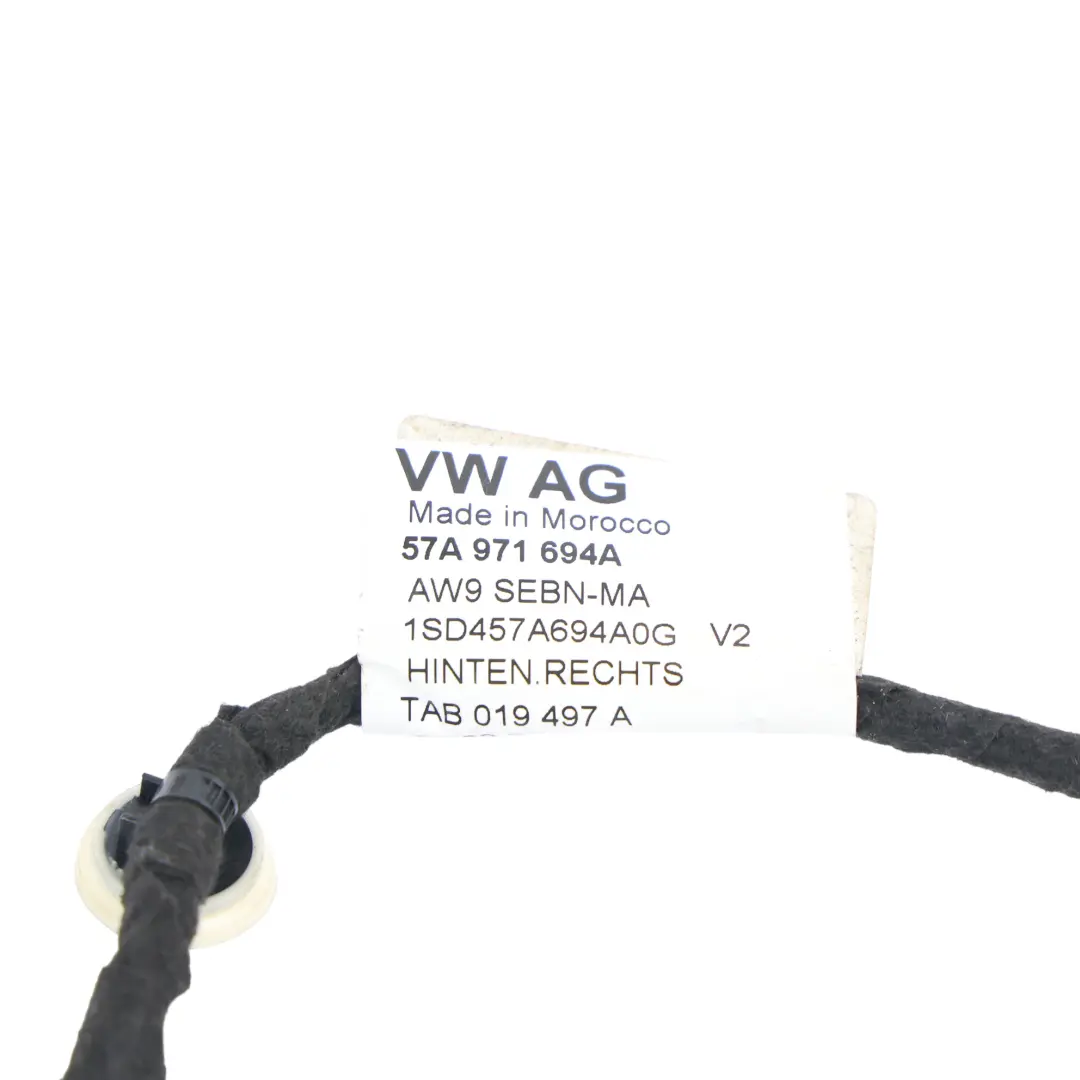 Cablaggio Porta Posteriore Destra per Skoda Karoq NU7 con numero di parte 57A971694A Skoda Karoq NU7 Cablaggio Porta Posteriore Destra - SKU 57A971694A - Numero di parte 57A971694A