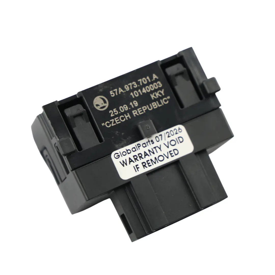 Skoda Karoq NU7 Vordersitz Rückenlehne Lordose Kabelbaum Stecker - SKU 57A973701A - Teilenummer 57A973701A