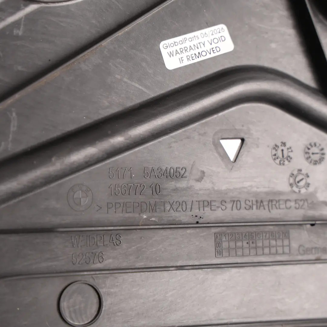 Mini F66 Underbody Panelling Tank Underfloor Coating Right O/S - SKU 5A34052 - Part number 5A34052
