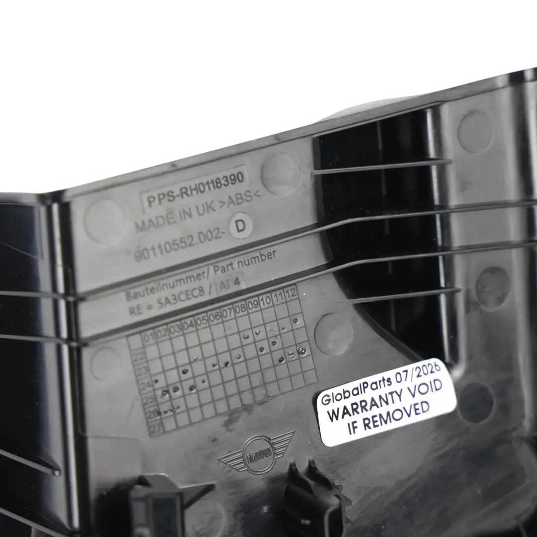 F66 Kofferraum Verkleidung Halterung Rechts für Mini mit Teilenummer 5A3CEC8 Mini F66 Kofferraum Verkleidung Halterung Rechts - SKU 5A3CEC8 - Teilenummer 5A3CEC8
