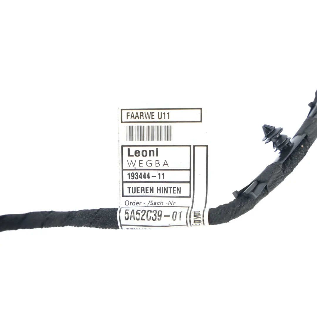 Cablaggio Elettrico Porta Posteriore Sinistro Destro per BMW X1 X2 con numero di parte 5A52C39 BMW X1 X2 Cablaggio Elettrico Porta Posteriore Sinistro Destro - SKU 5A52C39 - Numero di parte 5A52C39