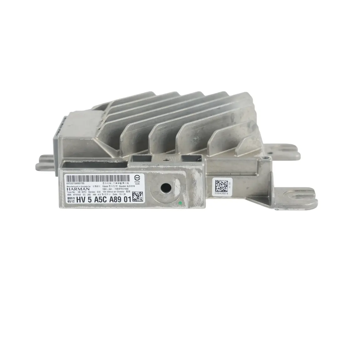 F66 Amplificador Harman Kardon para Mini BMW F40 F44 G20 G22 G30 G32 F65 con número de pieza 5A5CA89 Mini BMW F40 F44 G20 G22 G30 G32 F65 F66 Amplificador Harman Kardon - SKU 5A5CA89 - Número de pieza 5A5CA89
