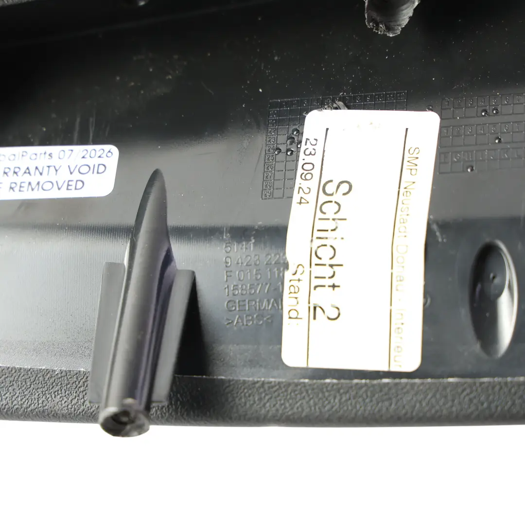 BMW X2 U10 X1 U11 Front Door Cover Panel Armrest Left N/S Black - SKU 5A6F1A7 - Part number 5A6F1A7