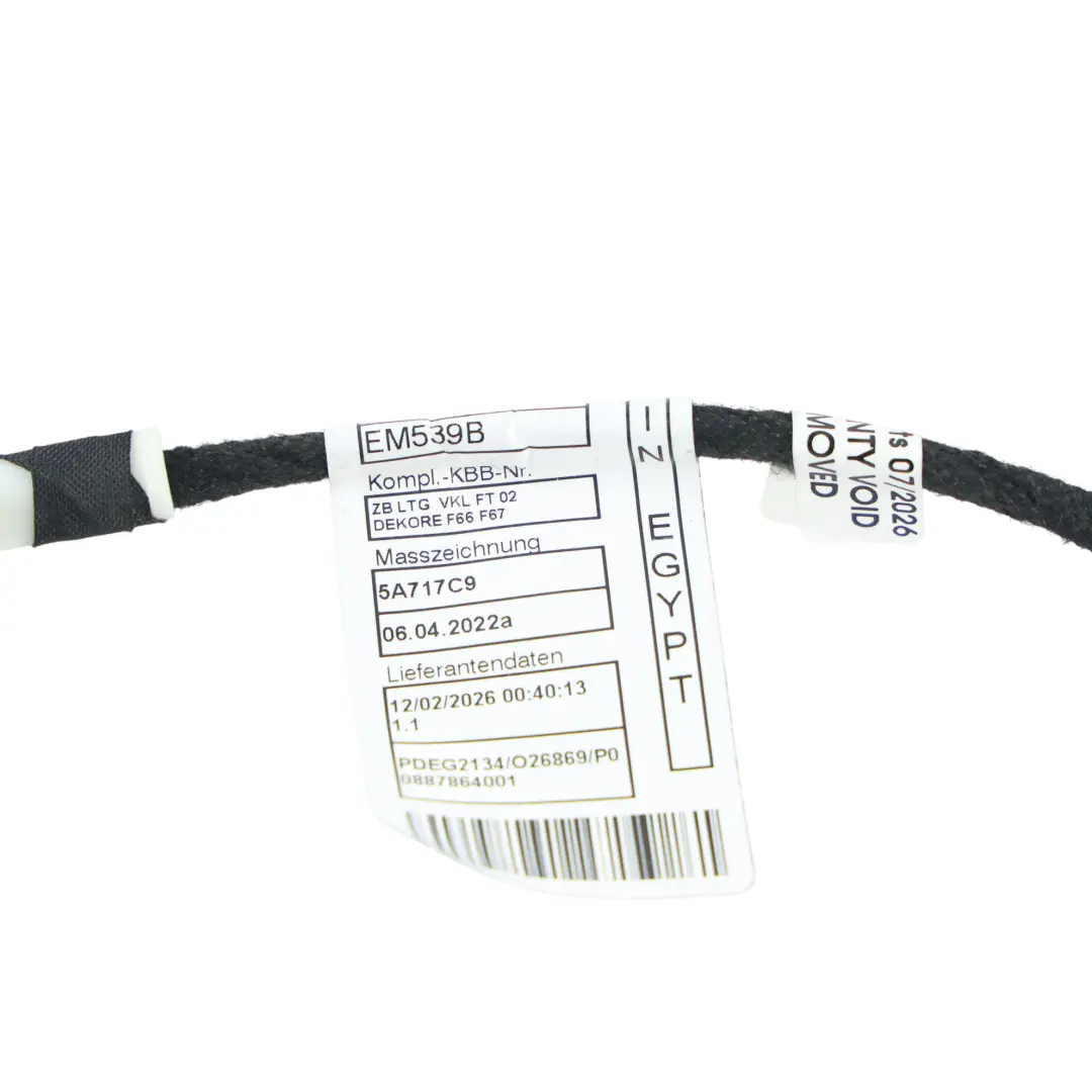 F66 F67 Cableado Interior Arnés Cable para Mini con número de pieza 5A717D2 Mini F66 F67 Cableado Interior Arnés Cable - SKU 5A717D2 - Número de pieza 5A717D2