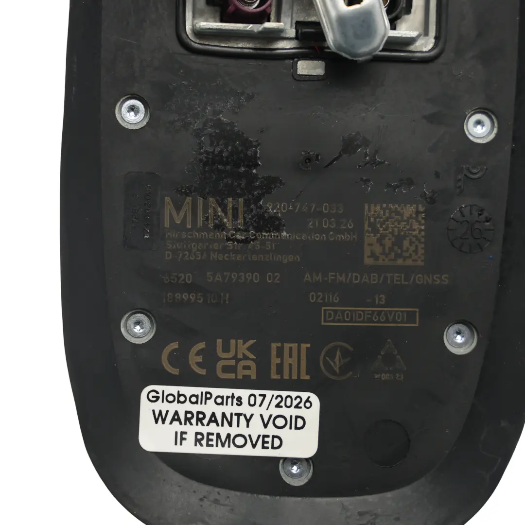 Mini Cooper F65 F66 Roof Radio Aerial Antenna Module - SKU 5A79390 - Part number 5A79390