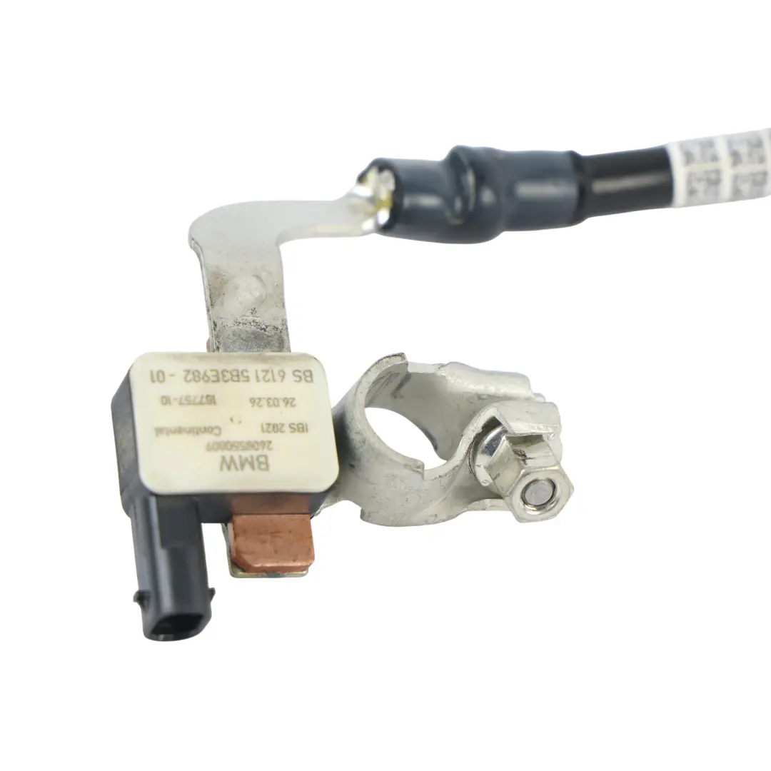 Mini F65 F66 F67 Cable Pinza Batería Negativo IBS - SKU 5B3E982 - Número de pieza 5B3E982