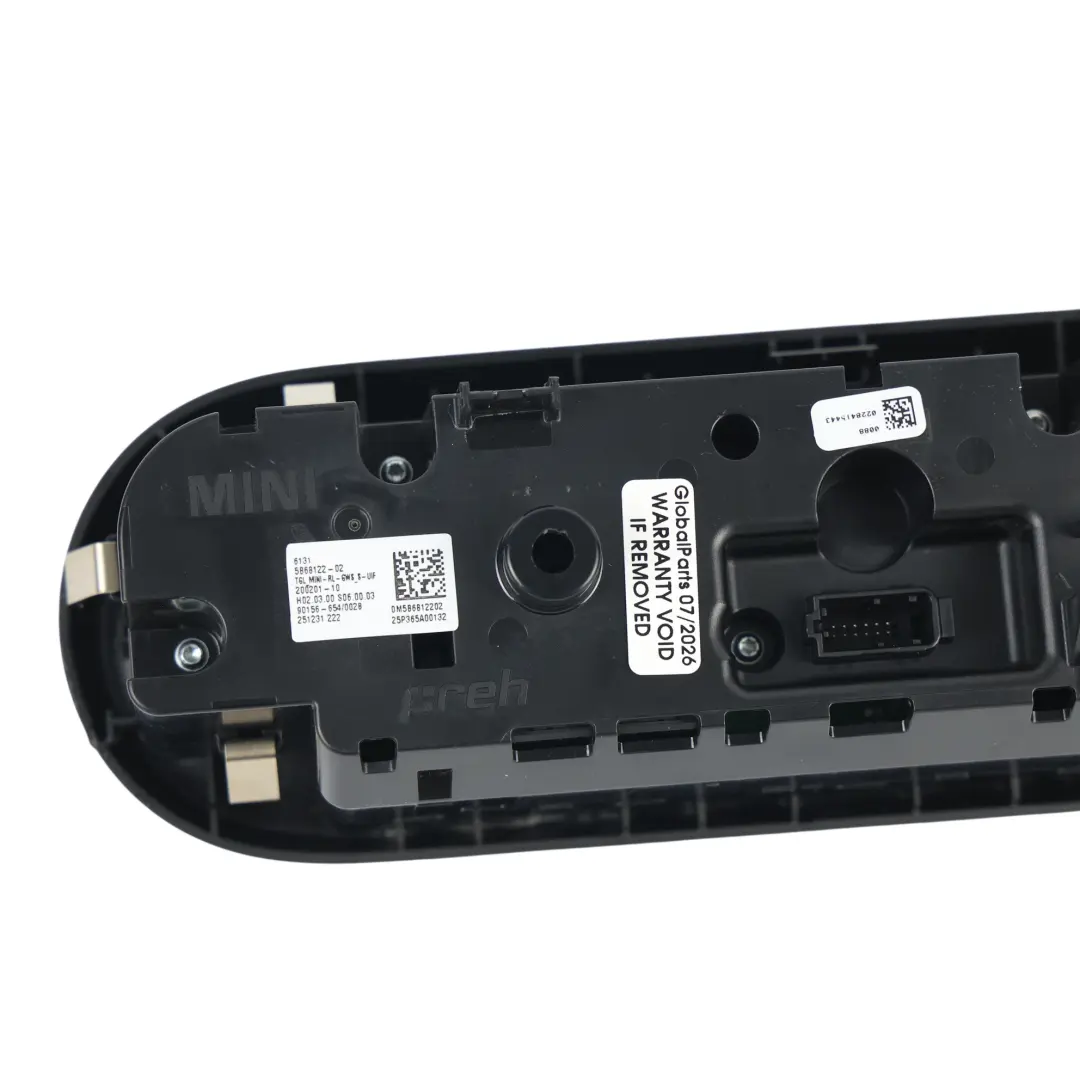 Mini F65 F66 F67 Centre Console Control Switch Unit - SKU RHD-5B68122 - Part number 5B68122