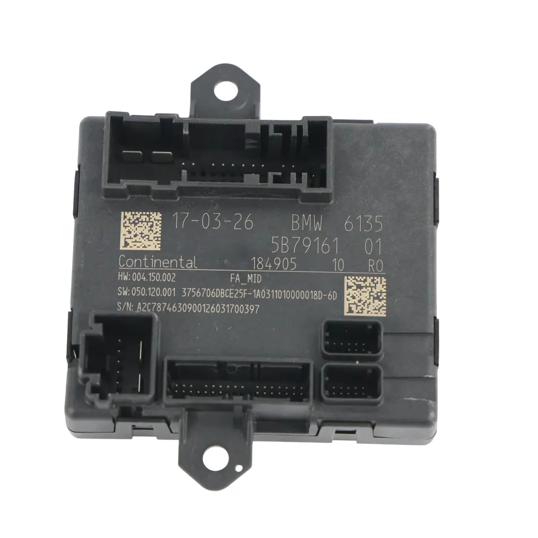 Mini F66 Módulo Unidad Control Puerta Lado Conductor - SKU 5B79161 - Número de pieza 5B79161