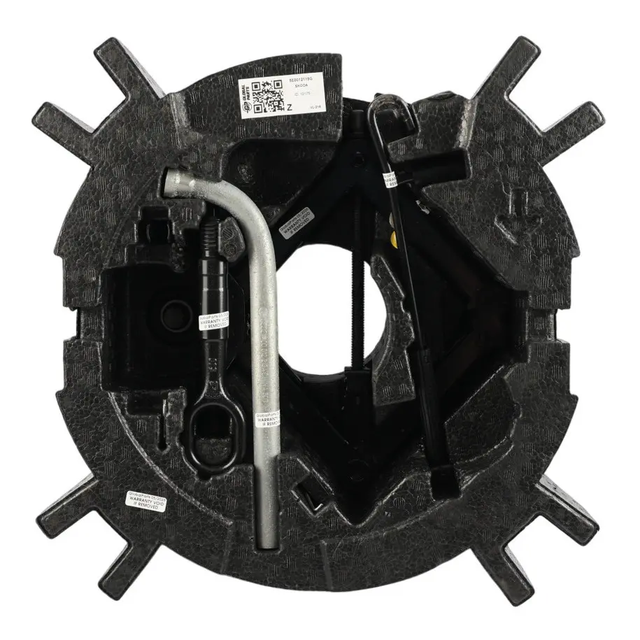 Skoda Octavia RS 5E Tool Kit Bag Housing Cover Panel Jack Towing Eye 5E0012115G