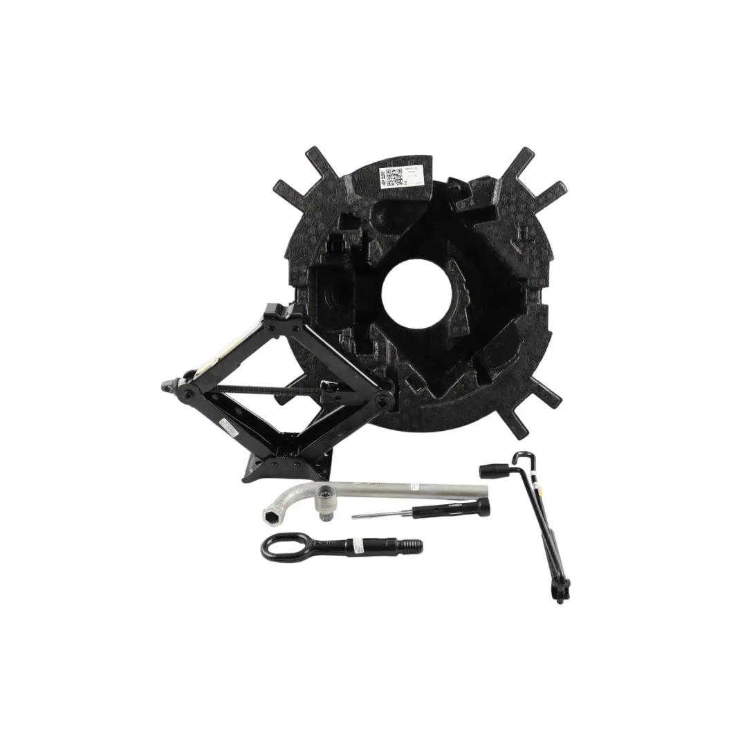 Skoda Octavia RS 5E Tool Kit Bag Housing Cover Panel Jack Towing Eye - SKU 5E0012115G - Part number 5E0012115G