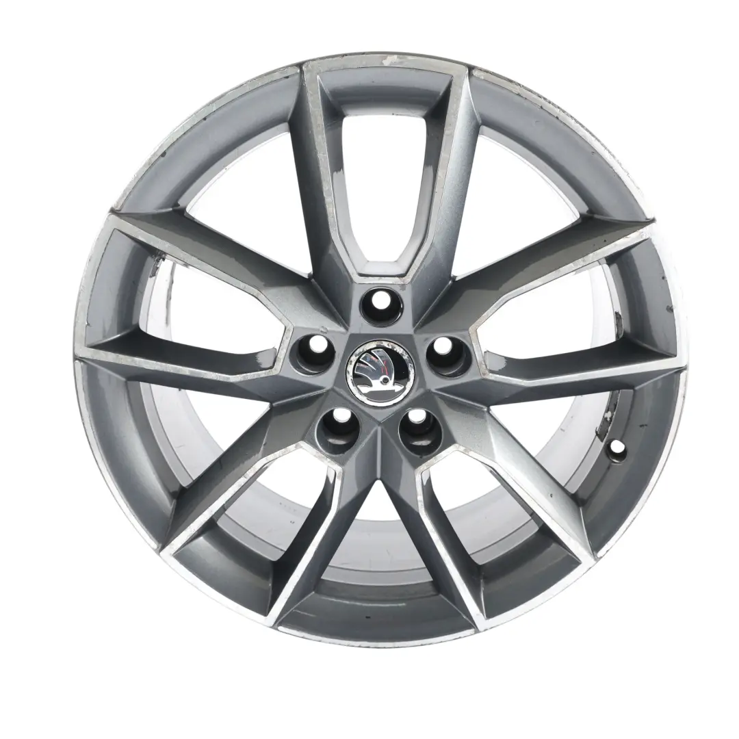 Skoda Octacia VRS Alufelge 7,5J 18" ET:51 Anthrazit Grau - SKU 5E0601025-1 - Teilenummer 5E0601025
