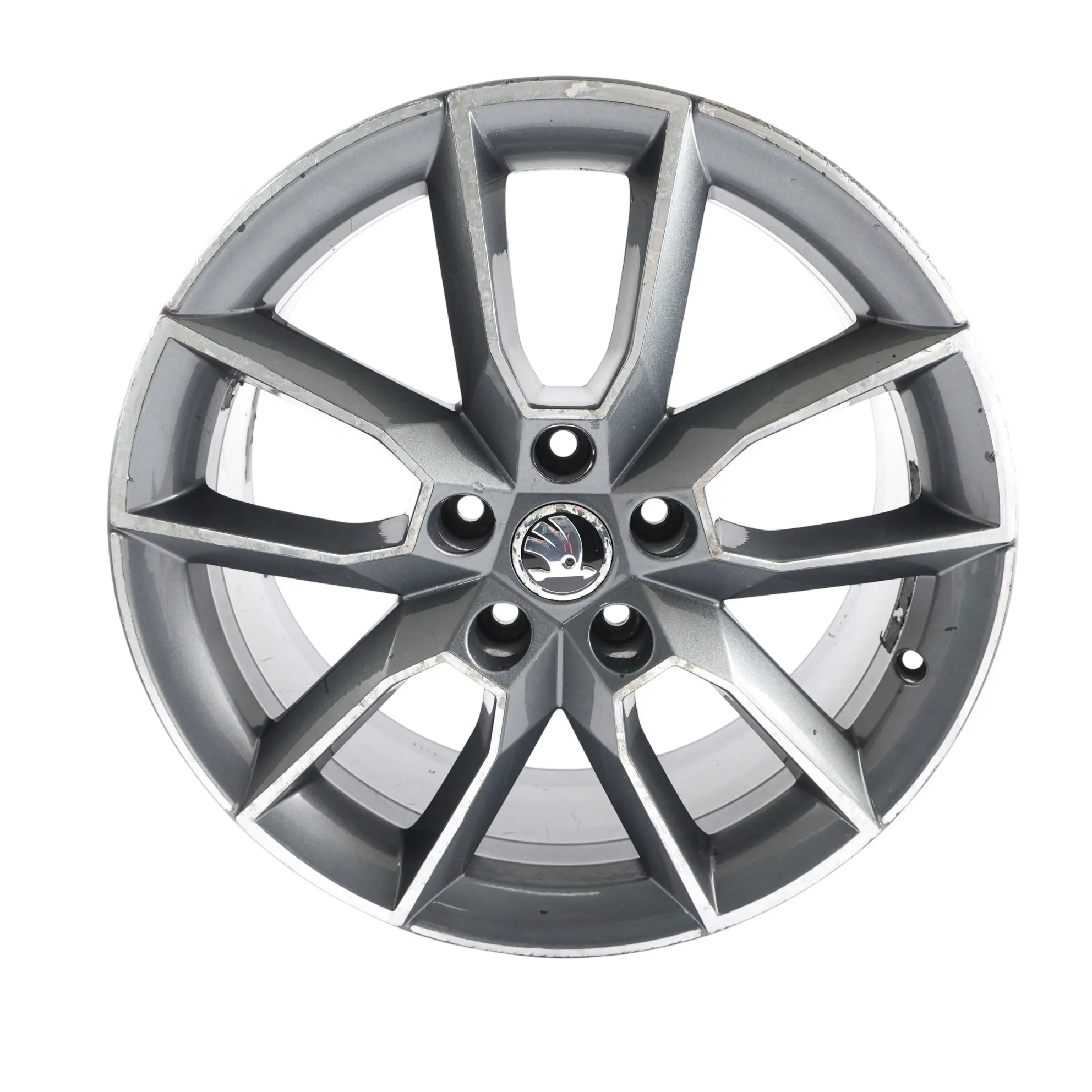 Skoda Octavia VRS Alloy Wheel Rim 7,5J 18" ET:51 Anthracit Grey 5E0601025