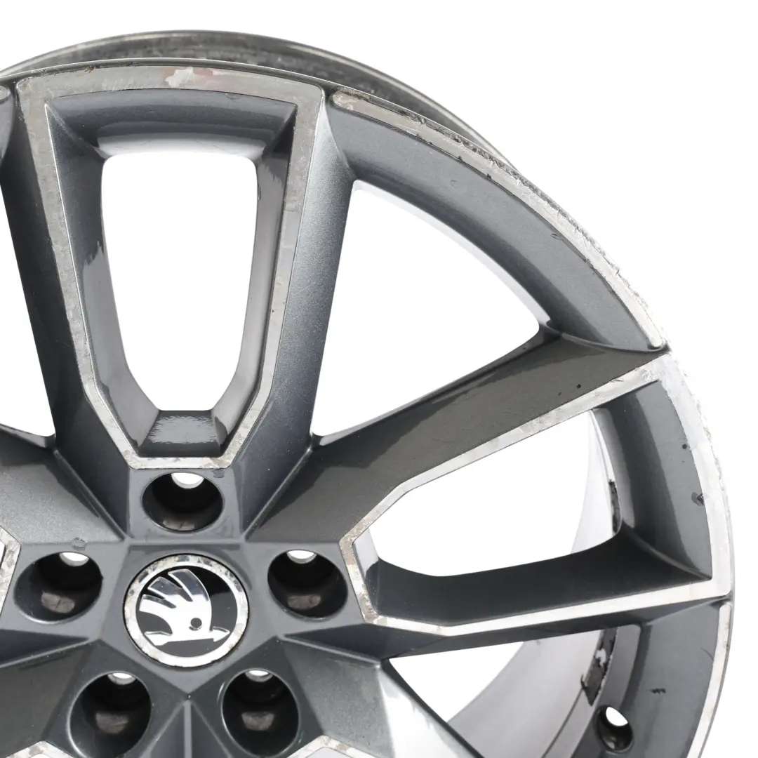 Skoda Octacia VRS Alloy Wheel Rim 7,5J 18" ET:51 Anthracit Grey - SKU 5E0601025-1 - Part number 5E0601025