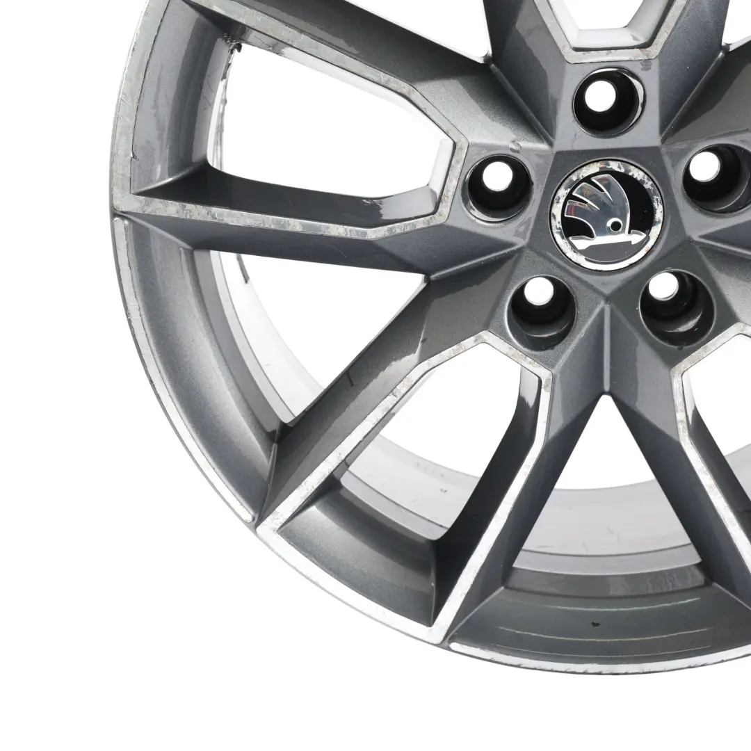 Skoda Octacia VRS Alloy Wheel Rim 7,5J 18" ET:51 Anthracit Grey - SKU 5E0601025-1 - Part number 5E0601025