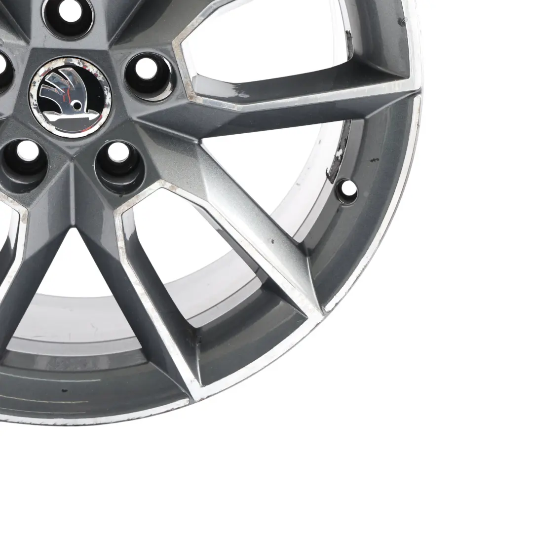 Skoda Octacia VRS Alloy Wheel Rim 7,5J 18" ET:51 Anthracit Grey - SKU 5E0601025-1 - Part number 5E0601025