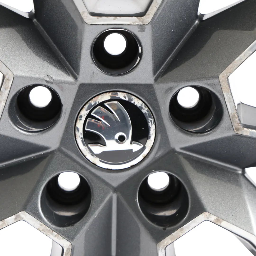 Skoda Octavia VRS Alufelge 7,5J 18" ET:51 Anthrazit Grau - SKU 5E0601025-1 - Teilenummer 5E0601025