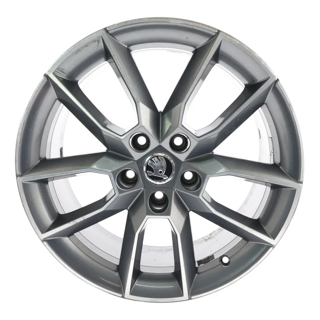 Skoda Octavia VRS Alu Felge 7,5J 18" ET:51 Anthrazitgrau - SKU 5E0601025-2 - Teilenummer 5E0601025