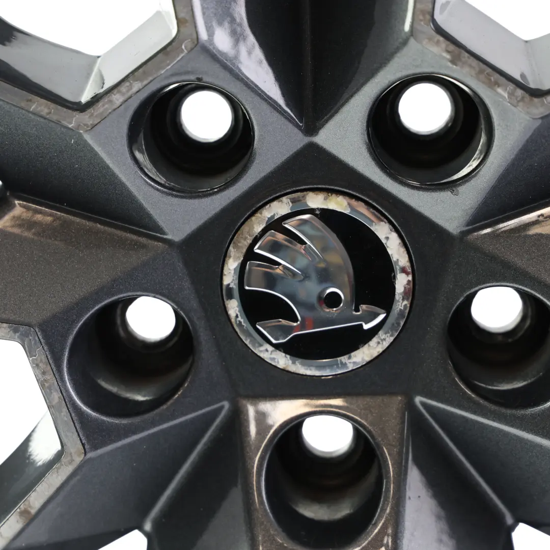Skoda Octavia VRS Alloy Wheel Rim 7,5J 18" ET:51 Anthracite Grey - SKU 5E0601025-3 - Part number 5E0601025