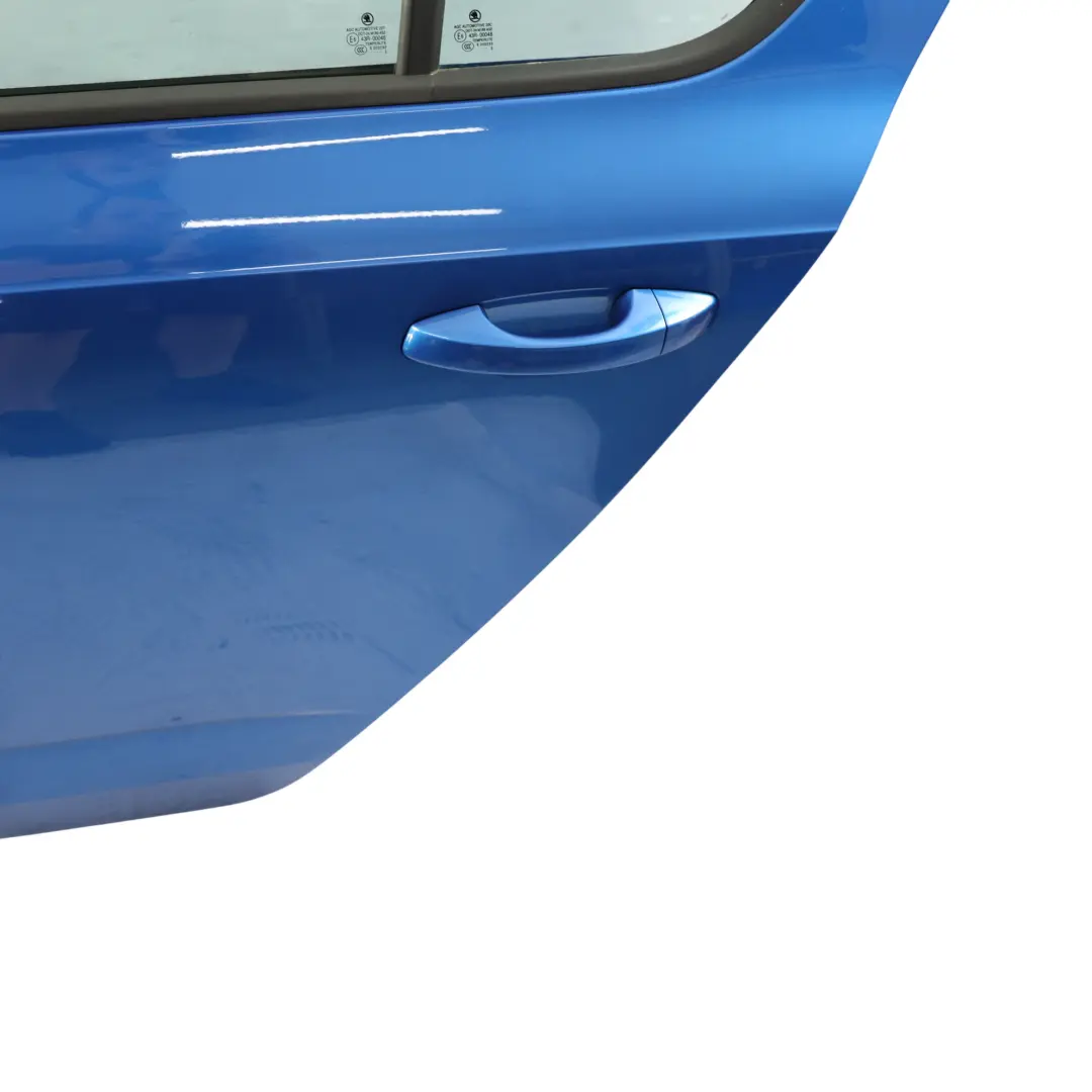 Skoda Octavia Mk3 Saloon Door Rear Left N/S Race Blue Metallic - F5W - SKU 5E5833055B-RAB - Part number 5E5833055B