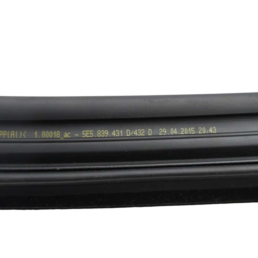 Skoda Octavia Mk3 5E Sedan Rear Door Window Guide Frame Right O/S - SKU 5E5839432D - Part number 5E5839432D