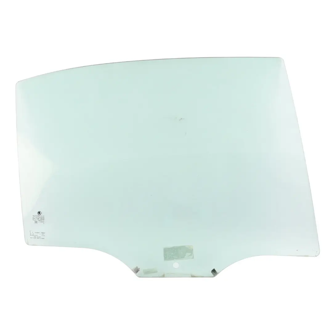 Skoda Octavia 5E Mk3 Sedan Rear Door Window Glass Right O/S AS2 Green 5E5845206A